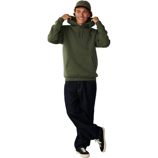 2026 Rip Curl Mens Classic Surf Hoodie 0AXMFL - Dark Olive